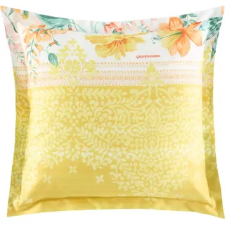 Bassetti Satin-Kissenhülle einzeln CASABLANCA Farbe Y1 GELB Größe 65x65