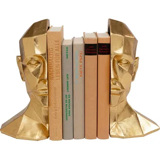 Kare Design "Face", aus Polyresin, goldfarben