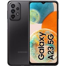 Samsung Galaxy A23 5G, Android Smartphone ohne Vertrag, 16,72 cm/6,6 Zoll TFT Display, 5.000 mAh Akku, 64 GB/4GB RAM, Handy in Black, inkl. 30 Monate Herstellergarantie [Exklusiv bei Amazon]