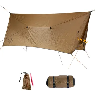 AMAZONAS Tarp 680 g 320 x 255 x 150 cm Nylon wetterfest Braun