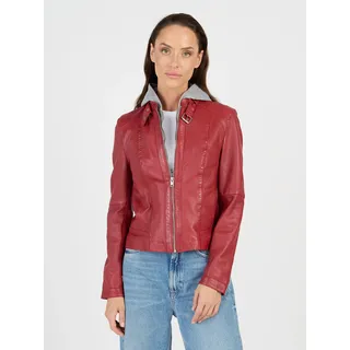 JCC Lederjacke »Lederjacke 31024030«, rot,