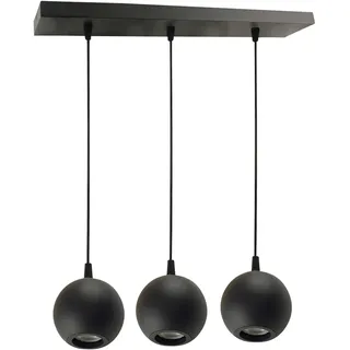 enovalite GLOBE 3-flg. Ø10 cm rund schwarz