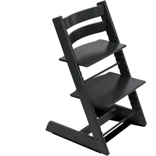 Tripp Trapp Stuhl von Stokke, Black – Verstellbarer, anpassbarer Stuhl für Kleinkinder, Kinder & Erwachsene – Praktisch, bequem & ergonomisch – Klassisches Design