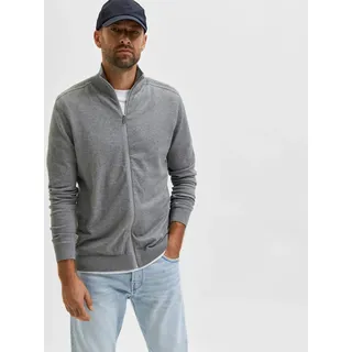 Selected Slhberg Full Zip Cardigan NOOS", 16074688, Medium melange), M