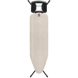 Brabantia Bügelbrett B, 124 x 38 cm, Dst-Mulde solide Dampfbügeleisenablage