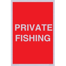 Schild "Private Fishing", 200 x 300 mm, A4P