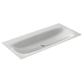 KEUCO EDITION 11 ART Einbauwaschtisch aus Stahl-Emaille, 1206x4x493mm, ohne Hahnloch, 32590551200, Farbe: Manhattan