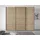 Schwebetürenschrank OTELI 271 x 229 x 62 cm Beige/Braun