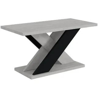 altdecor Kaffeetisch, Schwarz, Holzwerkstoff, Rechteckig,Rechteckig, 70x60x110 cm, Wohnzimmer, Wohnzimmertische, Couchtische