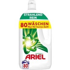 Ariel Flüssigwaschmittel, 80 Waschladungen, Universal+