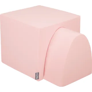 KiddyMoon Spielplatz Aus Schaumstoff Element Hügel/Tunnel Für Hindernisläufen Und Bällebad Für Babys Und Kinder, Pink - Rosa