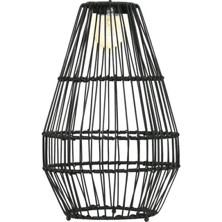 Solarlampe Gartenlampe Mit Trommel-Design, Wasserdicht, Lichtsensor, Automatische Led, Für Balkon, Schwarz