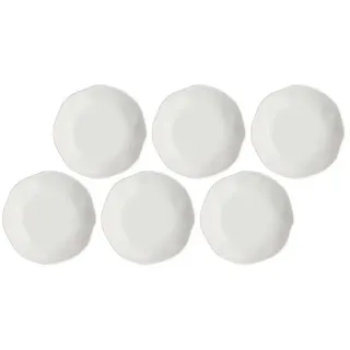 La Porcellana Bianca Set Mit 6 Tiefen Tellern 21 Cm - White - One Size