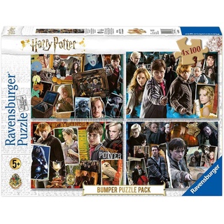 Ravensburger 06832 Harry Potter: 4x100 Teile Puzzle [Exklusiv bei Amazon]