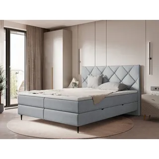 Mirjan24 Letra 160 x 200 cm H3 Grau/Schwarz
