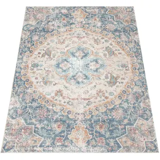 Paco Home Torres 271 Outdoor-Teppich 60 x 100 cm Blau