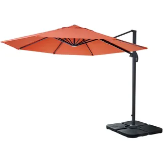 MCW Ampelschirm Ø 300 cm Orange