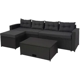 Mendler HWC-J34 Loungeset schwarz