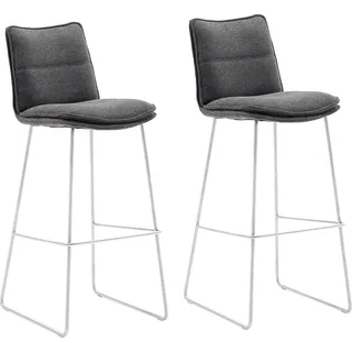 MCA Furniture »Hampton« Set, 2-er, 2 Stk. tlg. Barstuhl 180°drehbar mit Nivellierung, bis 120 Kg belastbar,