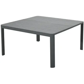Garden Pleasure Gartentisch ausziehbar 97,0/149,0 x 149,0 x 75,0 cm Grau