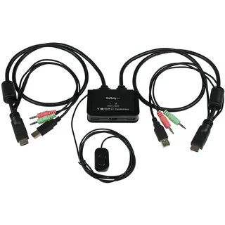 Startech 2-port-usb-hdmi-kvm-switch - Black