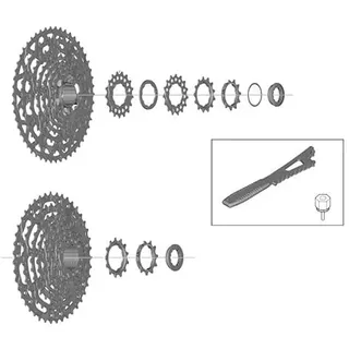 Shimano CS-LG700 Ritzeleinheit 11-13 Zähne