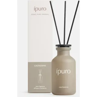 ipuro Classic Raumduft mit Stäbchen CACHEMIRE 75ml - Raumerfrischer zarter Rose & würziger Johannisbeere über Zedernholz & Amber Duft - Diffuser mit Stäbchen - Lufterfrischer für die Wohnung