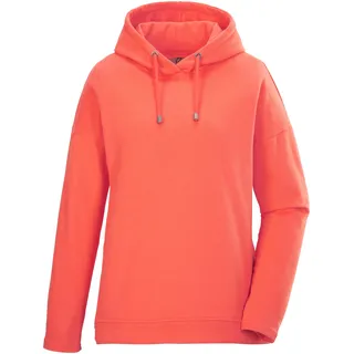 G.I.G.A. DX Sweatshirt "GS 24 WMN SWT SHRT GOTS", Damen, Gr. 42, orange (koralle), Obermaterial: 100% Baumwolle.Obermaterial 2: 95% Baumwolle, 5% Elasthan, G.I.G.A. DX BY KILLTEC, Sweatshirts Sweatshirt, GOTS Bio-Baumwolle, Carbon-Finish, verstellbare Kapuze