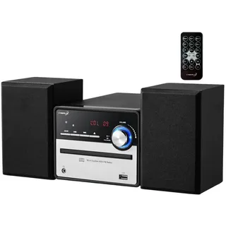 Cyberlux HiFi Musikanlage | Stereoanlage | Kompaktanlage | USB | Line Out | CD/MP3 | FM Radio | 30 Speicherplätze | LED-Display | Stereoanlage mit Boxen
