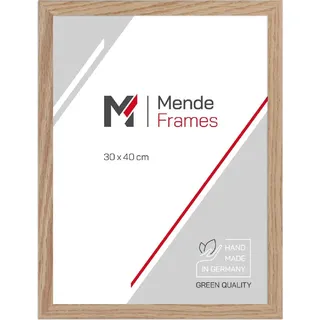 MendeFrames Holzrahmen 960 Eiche 30x45 cm mit Kunstglas