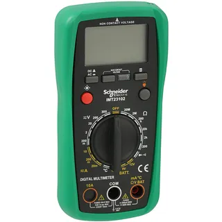 Schneider Digital Multimeter mit LCD-Display beleuchtet Kategorie 3 / 300V IMT23202