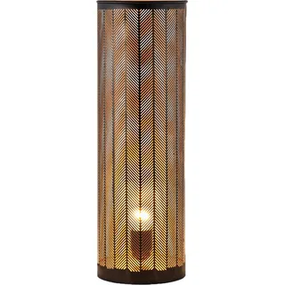 Skandinavische Deko Stehlampe Tischlampe Lampe Aigna Gross Schwarz - Schwarz