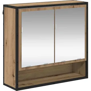Wandregal mit Regal Wandmontiert Artisan-Eiche 65 x 20 x 60 cm - Braun