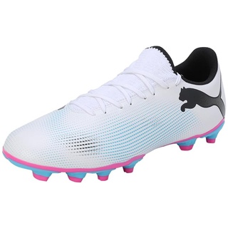 Future 7 Play FG/AG puma white/puma black/poison pink 46