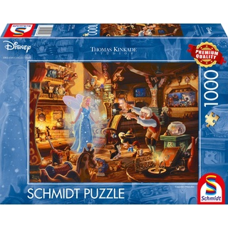 Schmidt Spiele Thomas Kinkade Disney Dreams Collection - Geppettos Pinocchio 1000 Teile