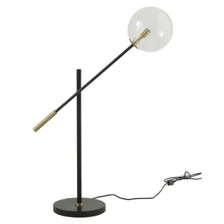 SIGNATURE - Tischlampe Glaskugel B72 cm x H85 cm - Schwarz