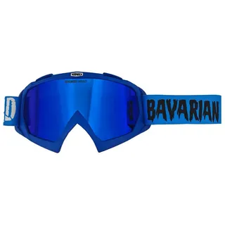 Broken Head Crossbrille MX-2 Goggle Bavarian Patriot Blau Verspiegelt