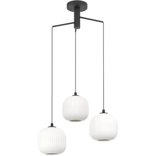 EGLO Mantunalle 3-flg. 62 cm rund schwarz-weiß