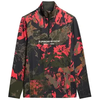 Superdry Ms110186a Halbreißverschluss-sweatshirt - Volcanic Mountain Orange - S