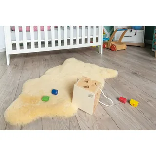 Heitmann-Felle Heitmann Felle »Baby-Lammfell« fellförmig 30 mm Höhe echtes Lammfell, waschbar, Kinderzimmer,