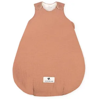 Julius Zöllner Zöllner Babyschlafsack gefüttert Musselin 2,5 TOG Gr. 68/74 | 100% Baumwollmusselin | Oeko-TEX Standard 100 | Dune