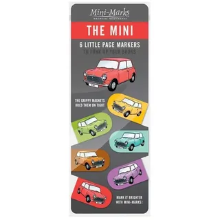Magnetisches Lesezeichen Mini Cooper, 6 Stück