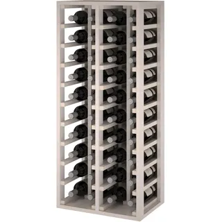 Expovinalia Weinregal aus Weißkiefernholz mit Einer Kapazität von 40 Flaschen