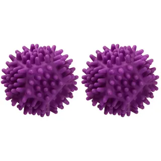 Fackelmann 54022 Trocknerkugeln Fluffy, Plastik, berry, 6.5 x 6.5 x 6.5 cm