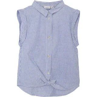 NAME IT Mädchen Nkffemma Capsl Noos T Shirt, Dusty Blue, 146-152 EU