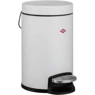 Kosmetikeimer Abfalleimer 113 weiß-matt 3 l mit Fußtritt & Kunststoffeinsatz