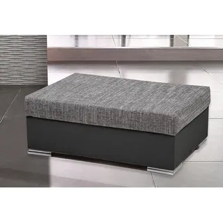 Collection AB Hocker John 100 x 40 x 70 cm Schwarz/Grau