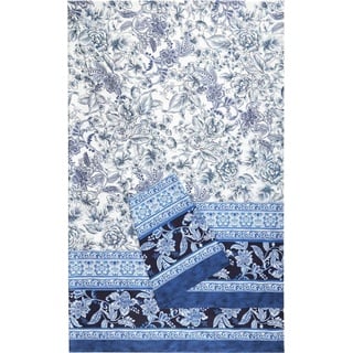 Bassetti CAPODIMONTE Foulard aus 100% Baumwolle in der Farbe Blau B1, Maße: 180x270 cm - 9328379