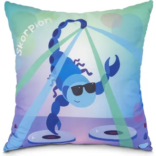 Kuschelkissen Sternzeichen/40x40/Skorpion (Aktion)