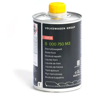 Volkswagen B000750M3 Bremsflüssigkeit DOT4 Bremsen Flüssigkeit 1 Liter
